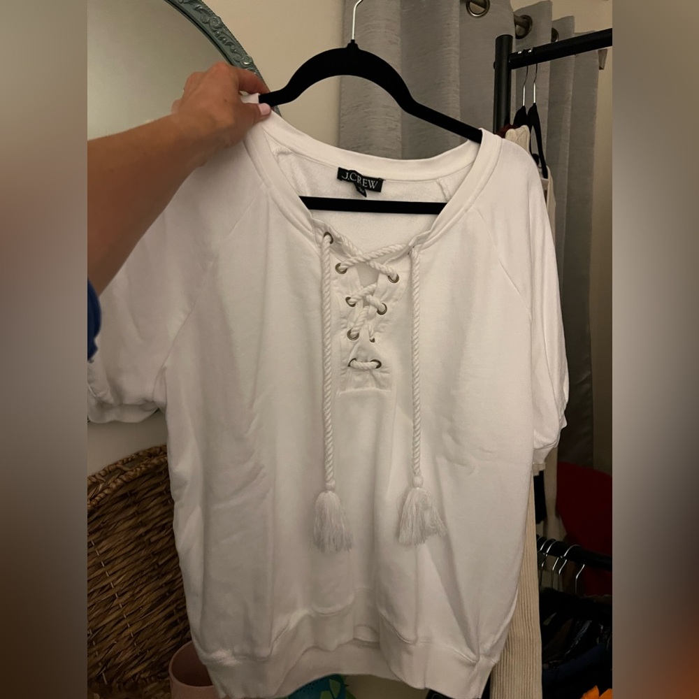 J Crew White Top
